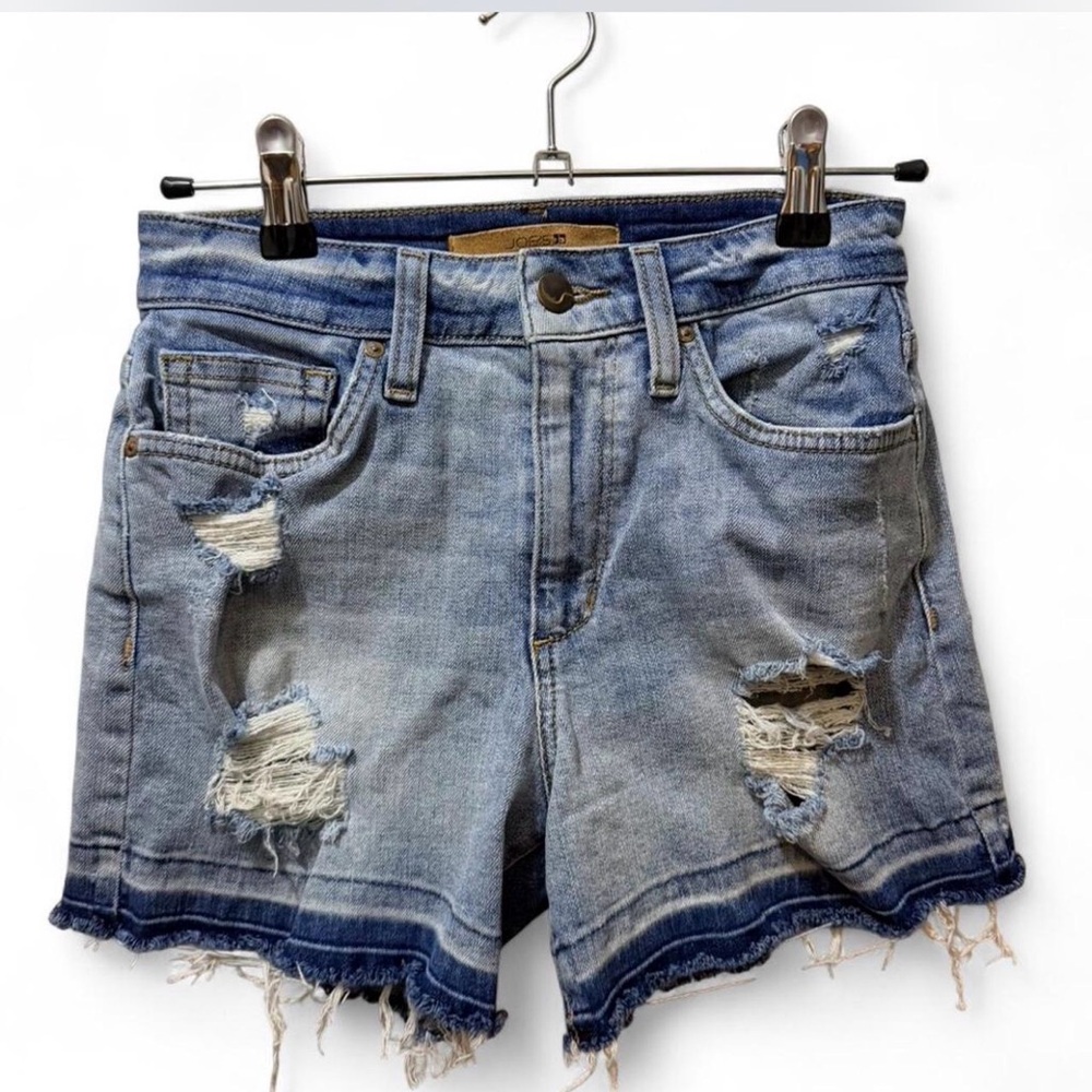 Joe’s Size 24 Distressed Light Blue Denim Women’s Shorts
